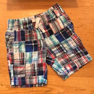 Boy’s Gymboree Madras Plaid shorts.